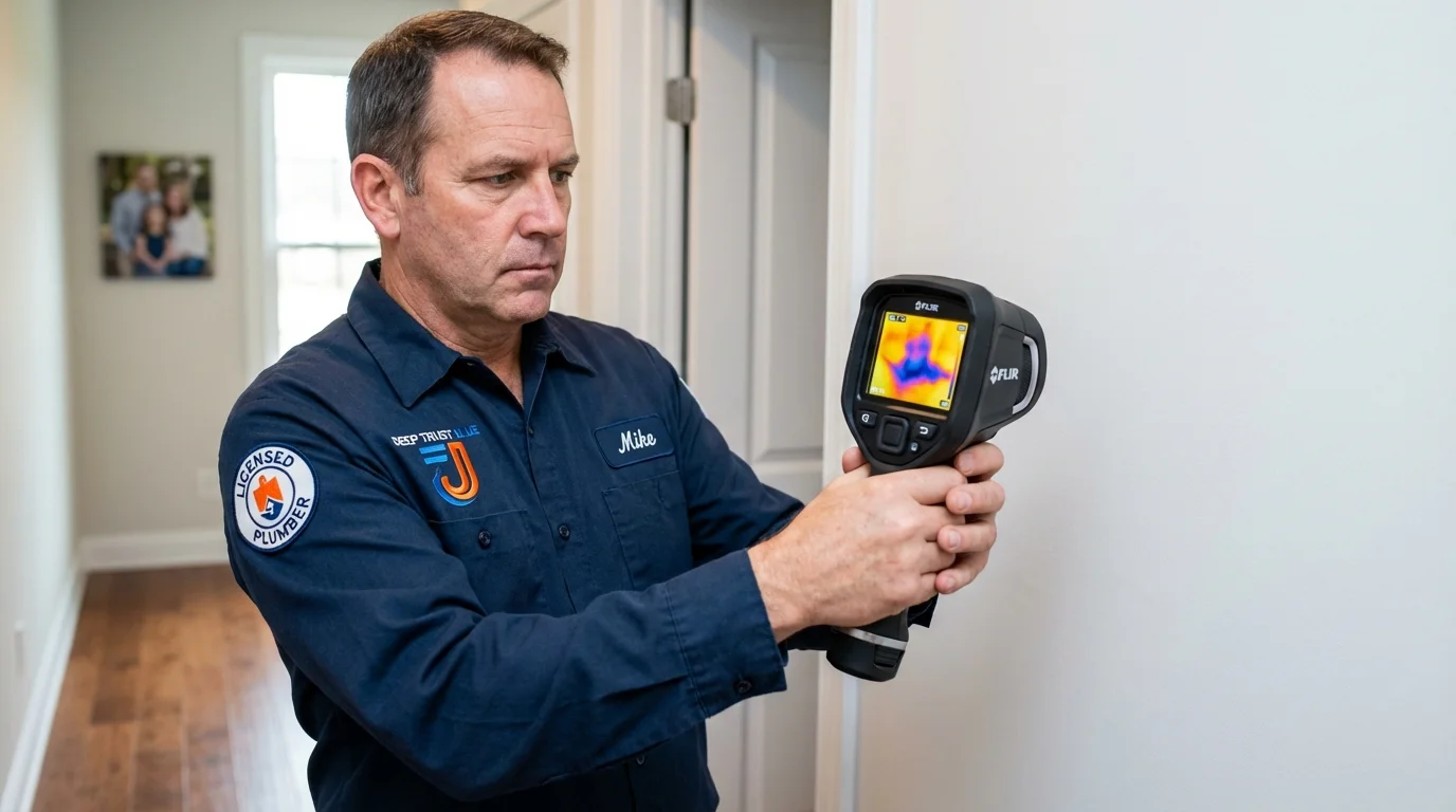 Thermal imaging leak detection by Johns Plumbing LLC in Ivins